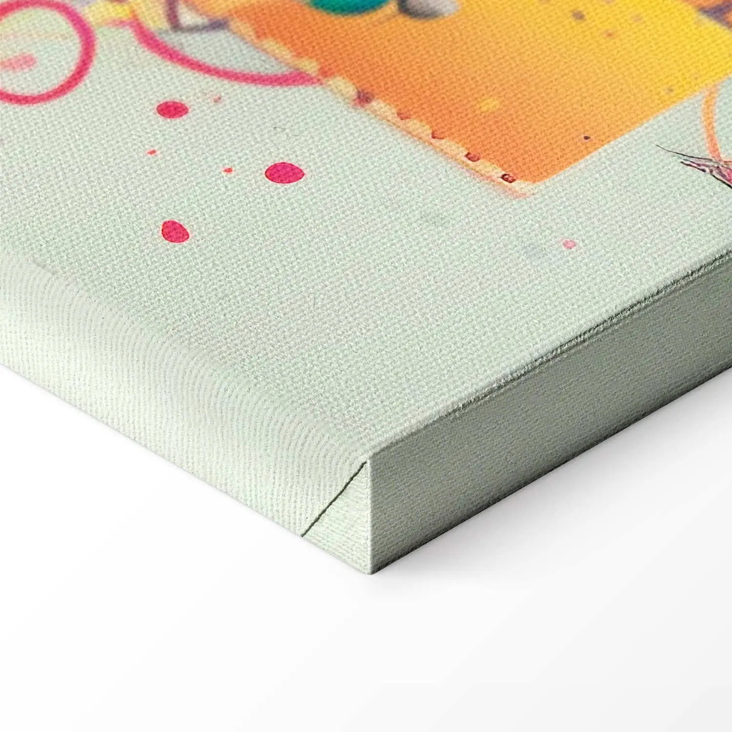 Canvas Painting Graffiti sounds - an abstract composition