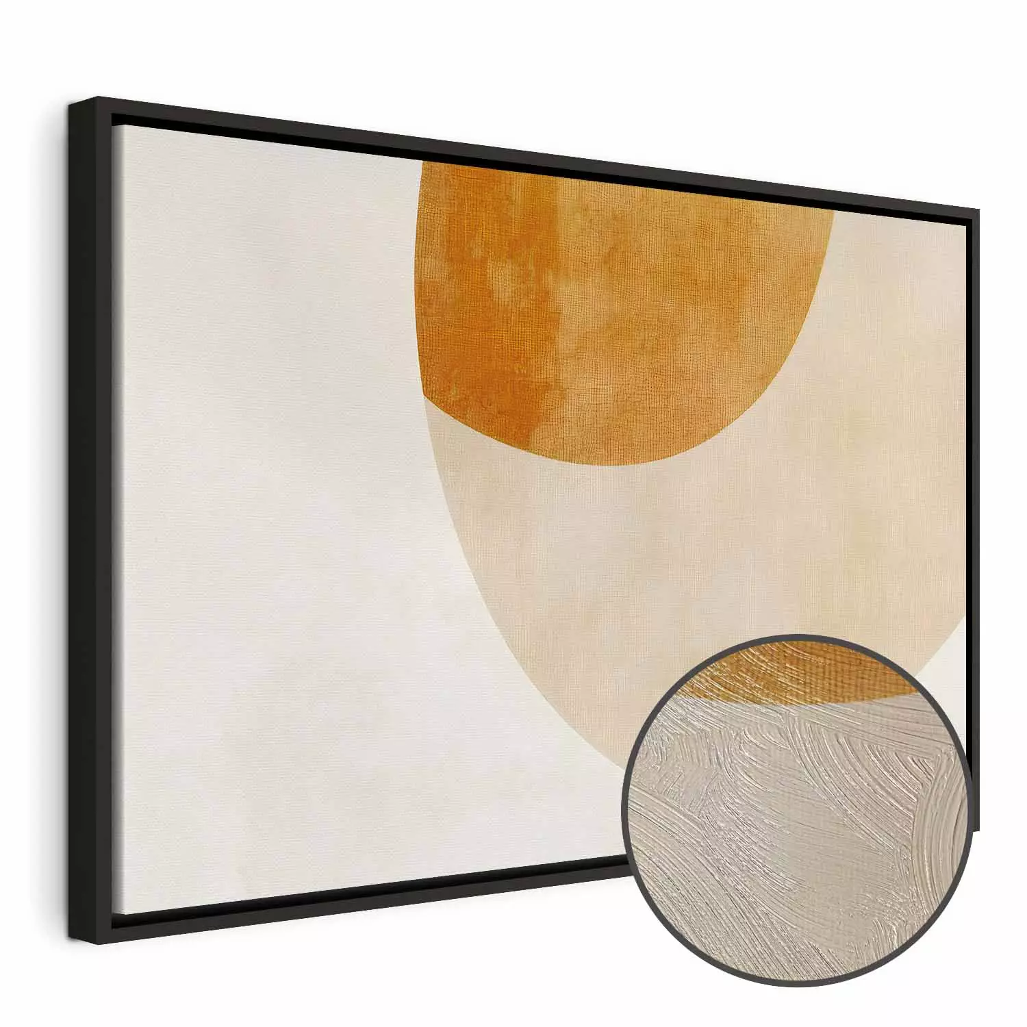 Canvas Print Interpenetrating shapes - an abstract Canvas Print Interpenetrating shapes - an abstract