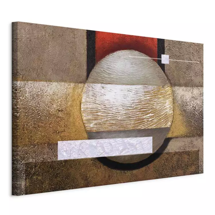 Bronze Fantasy (1-piece) - Abstraction with a ball and a shimmer effect