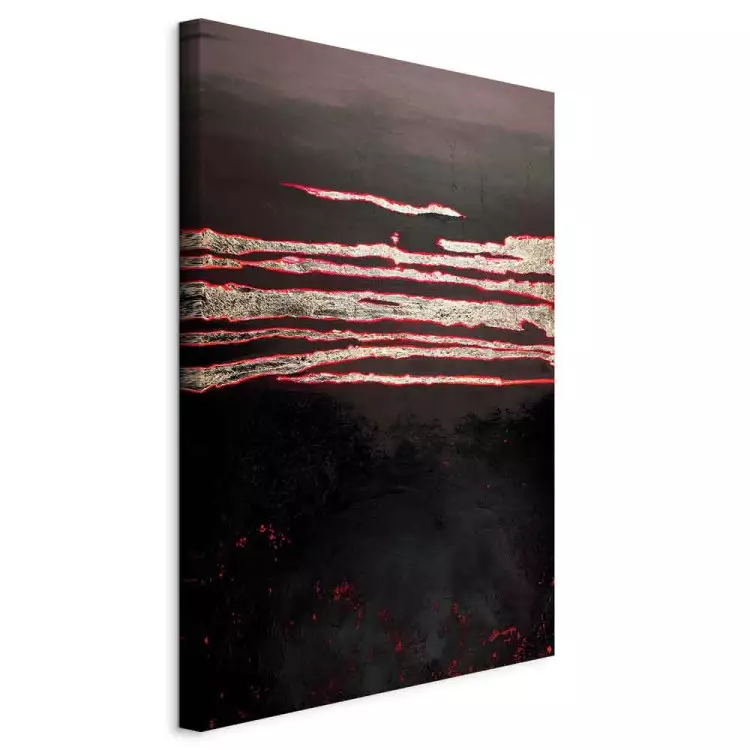 Sunset (1-piece) - Abstraction with sea and silver waves