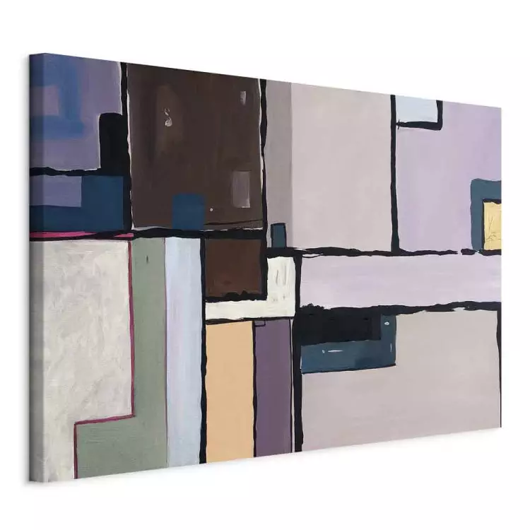 Pastel Composition (1-piece) - subtle geometric figures