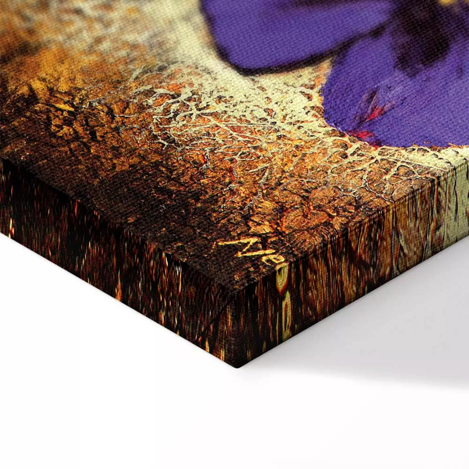 Canvas Purple flower