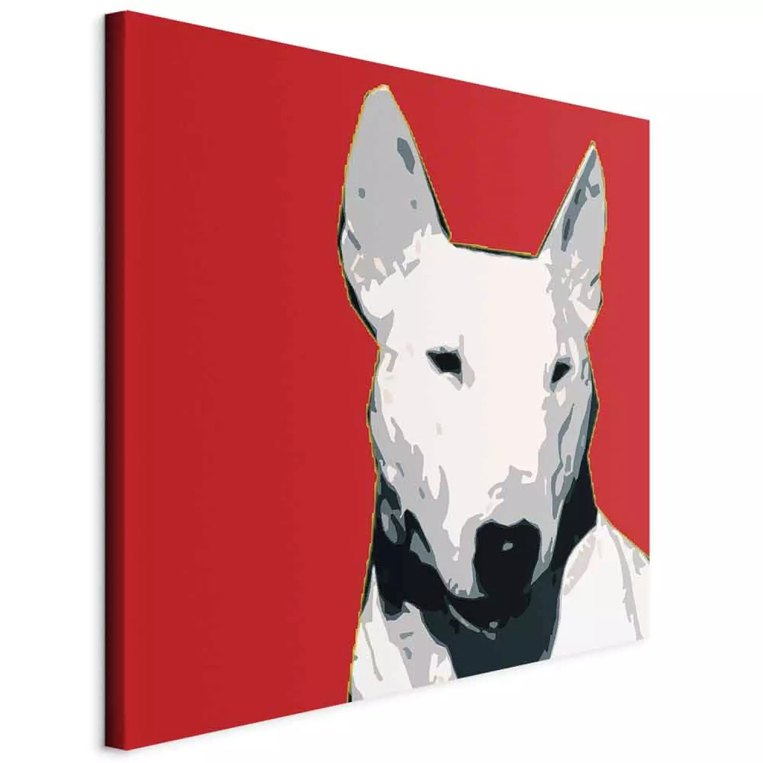 Canvas Bull Terrier