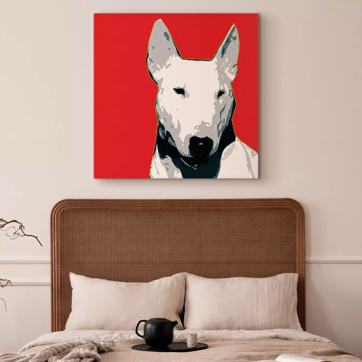 Canvas Bull Terrier
