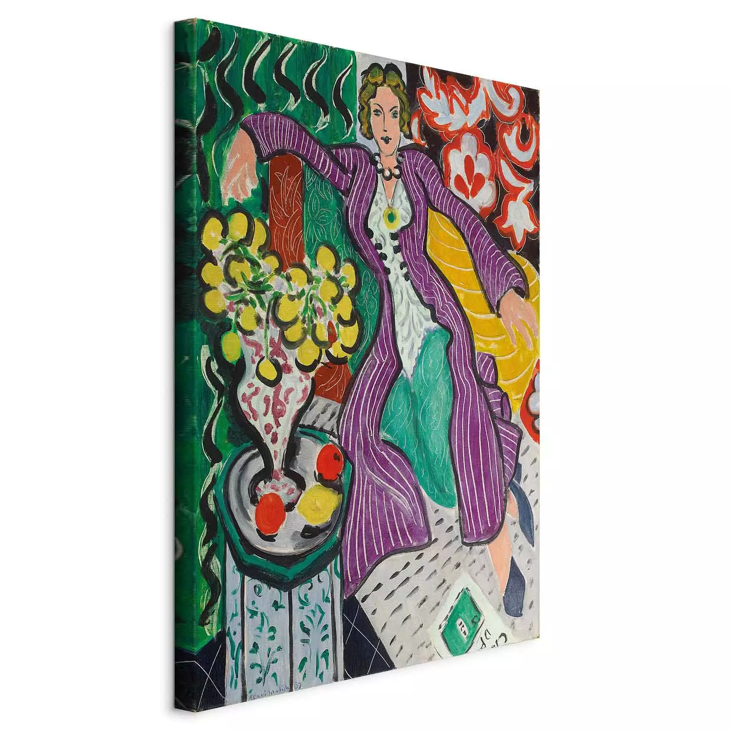 Art Reproduction Henri Matisse - Woman in a Purple Coat - bimago