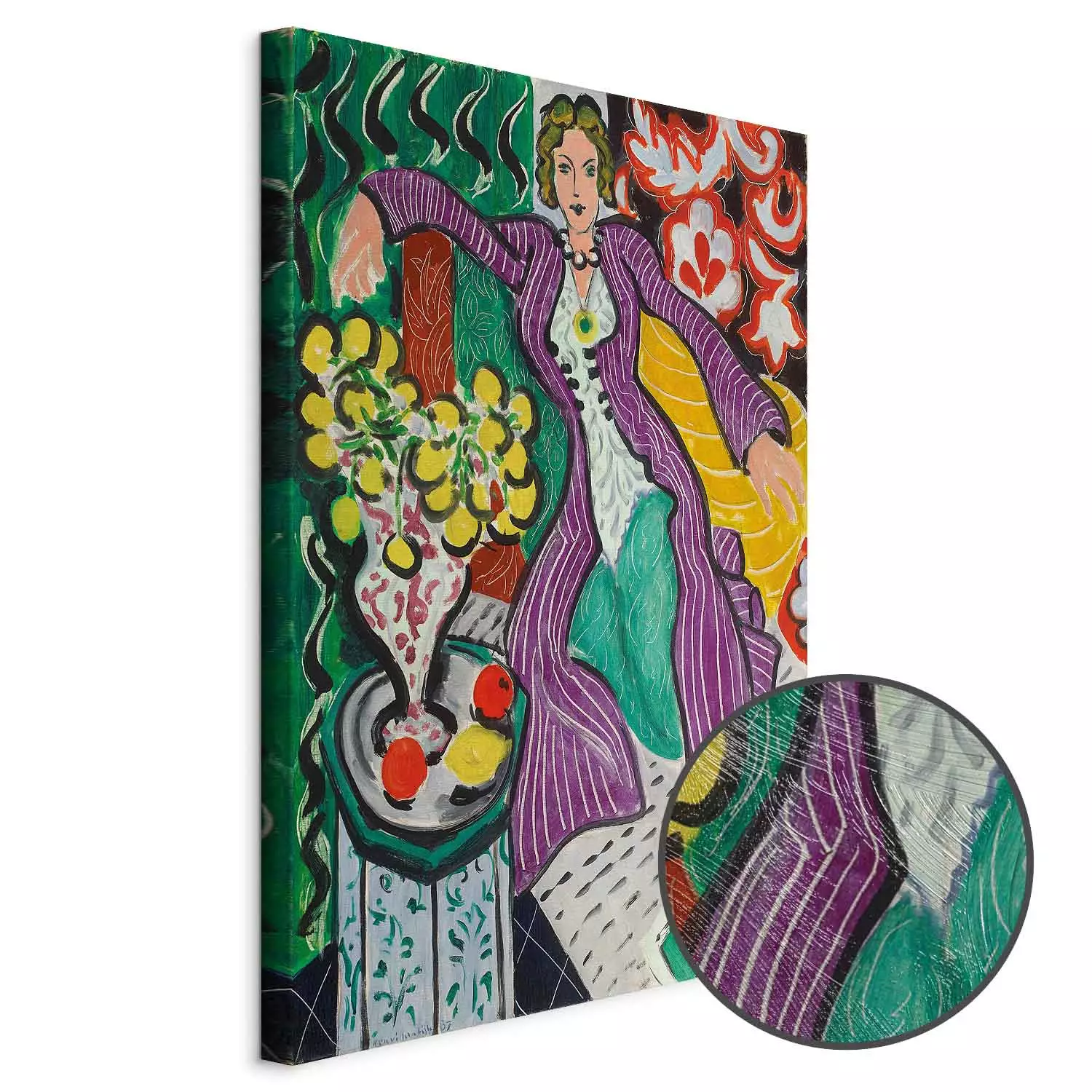 商品画像：Woman in a purple coat, 1937, 65×81 cm by Henri Matisse 2