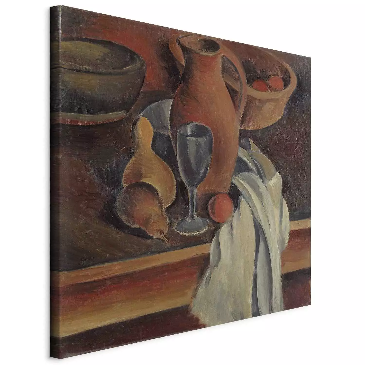 Art Reproduction André Derain - Still Life with Earthenware Jug, White Napkin and Fruit