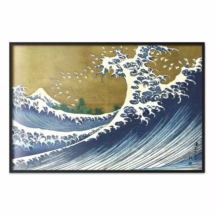 Hokusai Katsushika - The Big Wave, 100 Views of Fuji