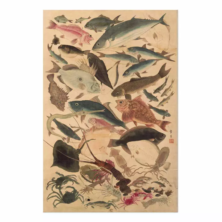 Utagawa Yoshikazu - Eighty-eight Fishes