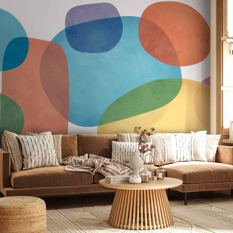 Colorful Spots – Transparent Shapes in Watercolor Style