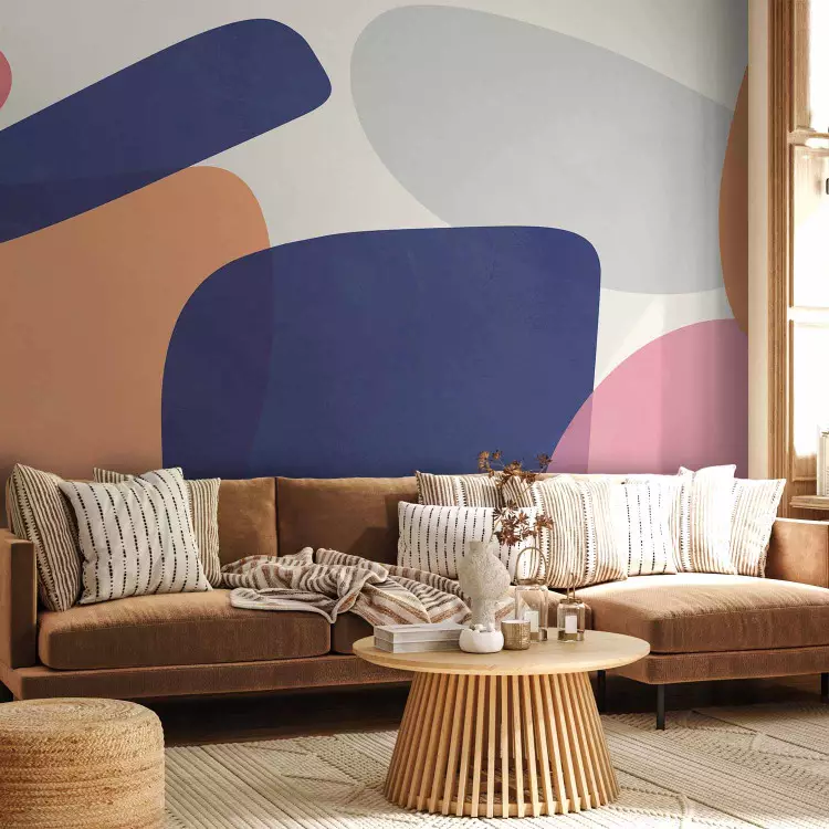 Harmonious Blotches - delicate color combinations and irregular shapes