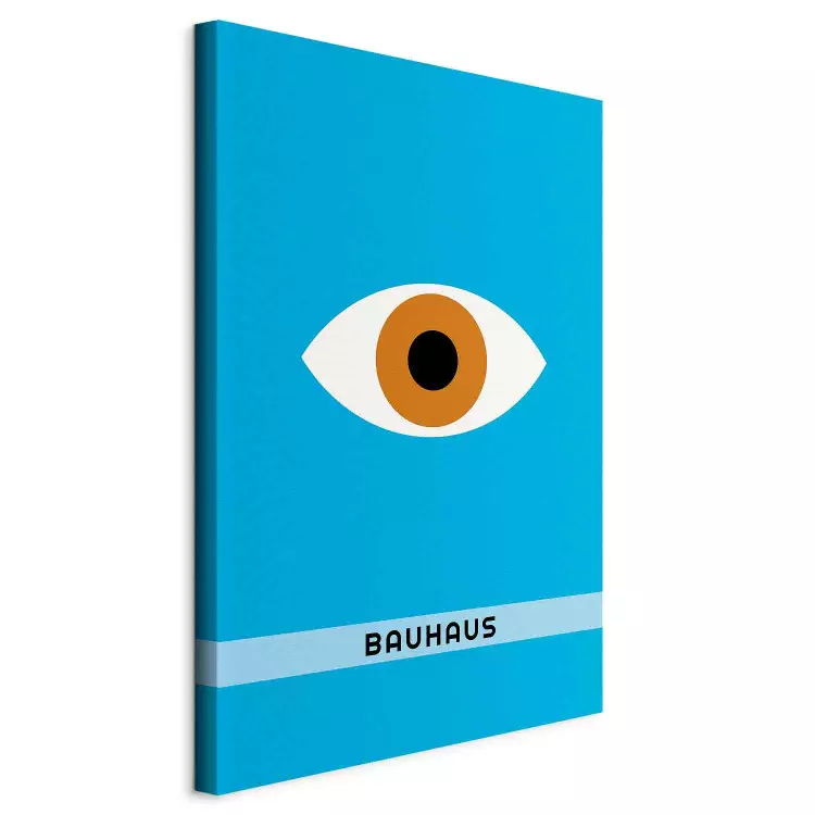 Bauhaus Eye - minimalist modernist-style graphic with text