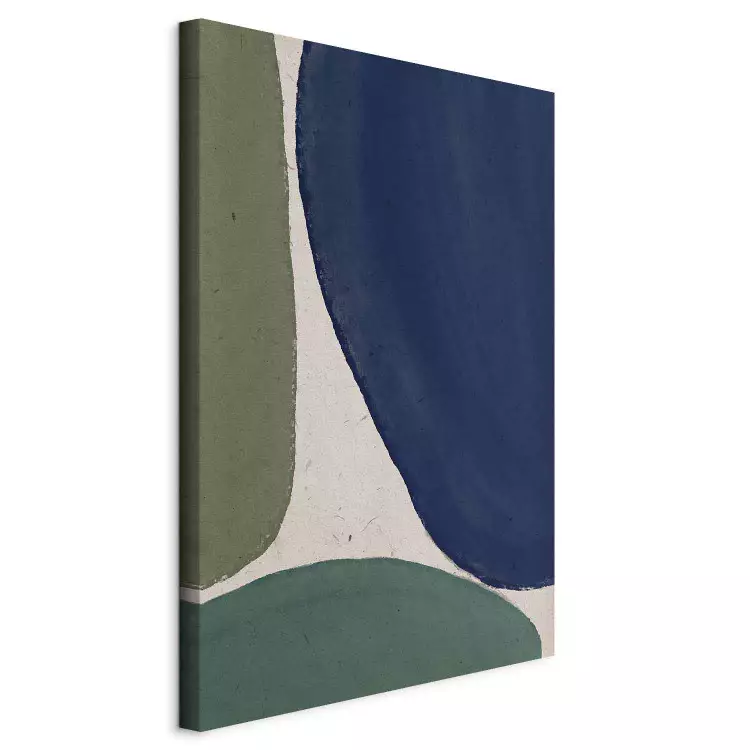 Colorful Blotches - organic shapes on a beige textured background
