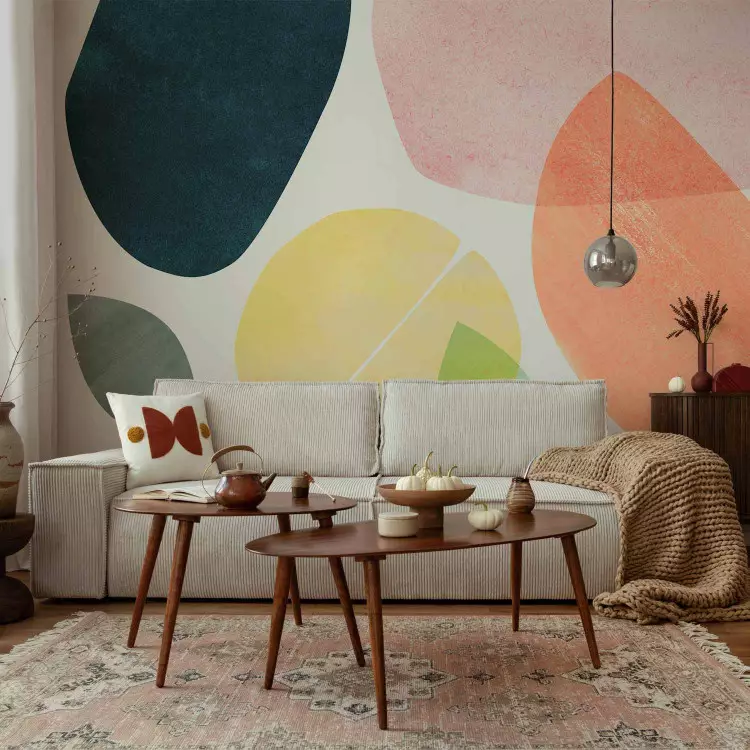Colorful Chaos - dynamic abstraction with vivid irregular shapes