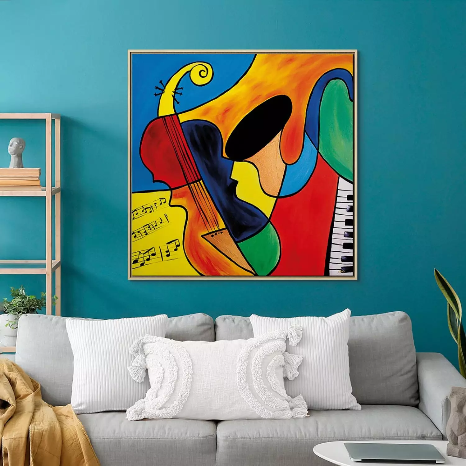 Art Work Sounds of Music Notes (1-piece) - colorful fantasy