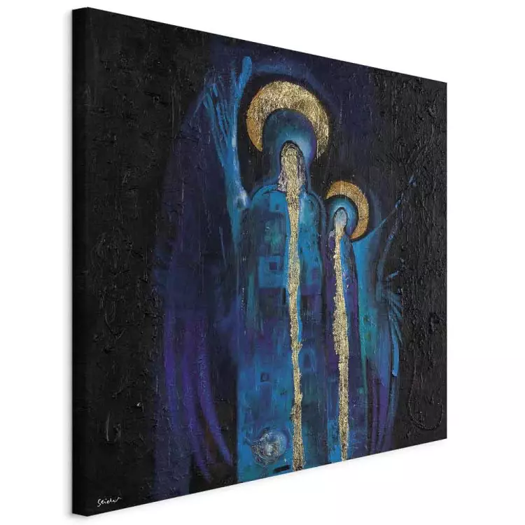 The Saints (1-piece) - sacred fantasy with figures with a golden halo
