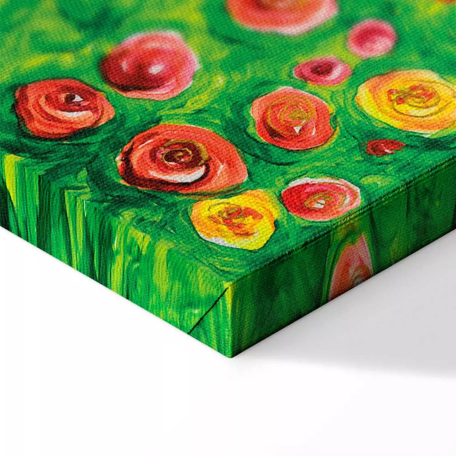 Canvas In rose garden