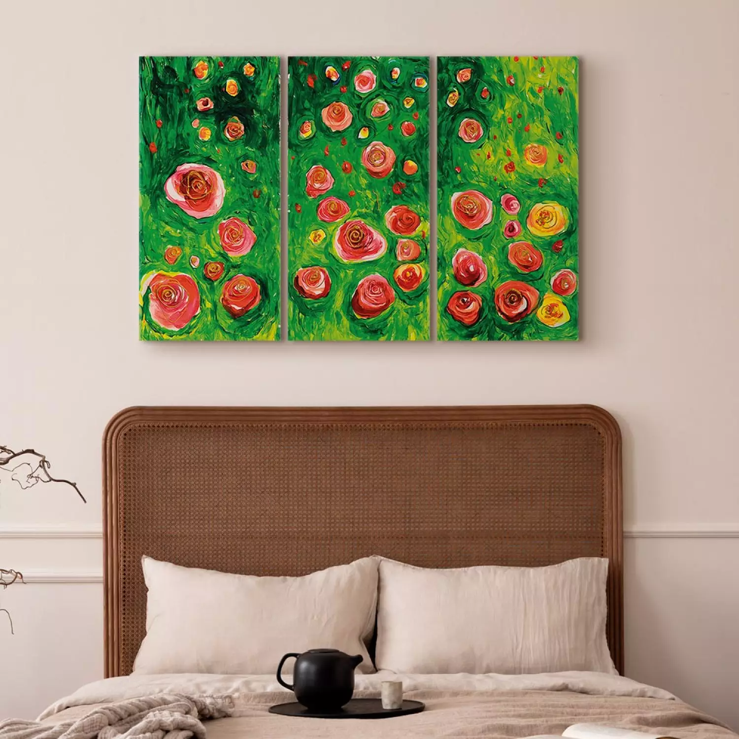 Canvas In rose garden
