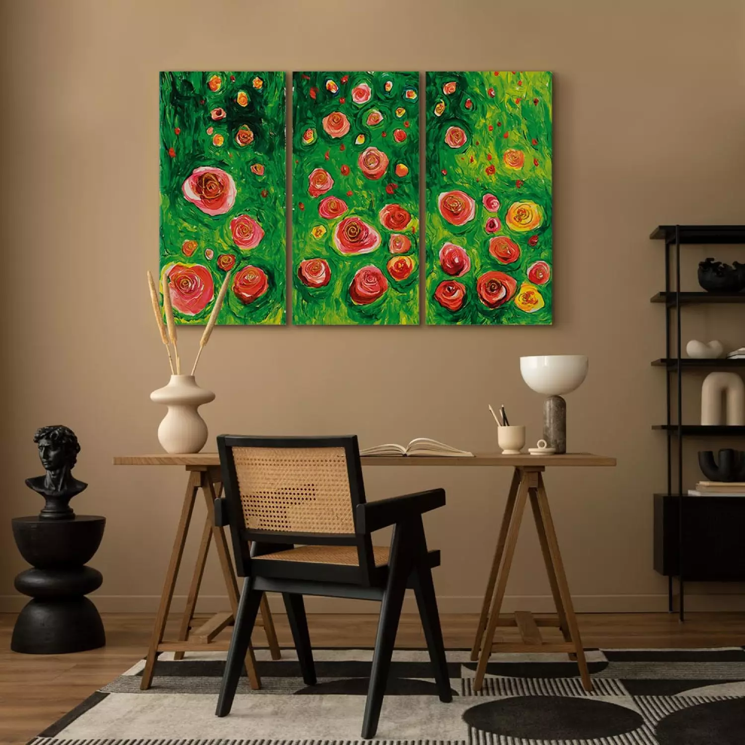 Canvas In rose garden