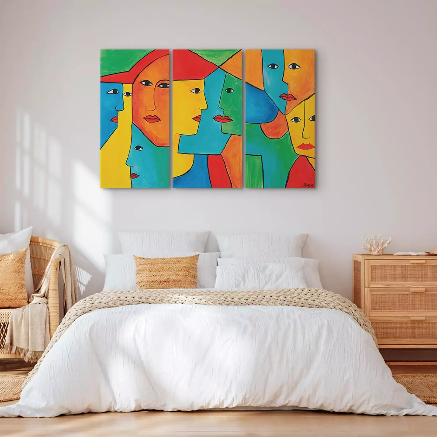 Canvas Print Square faces