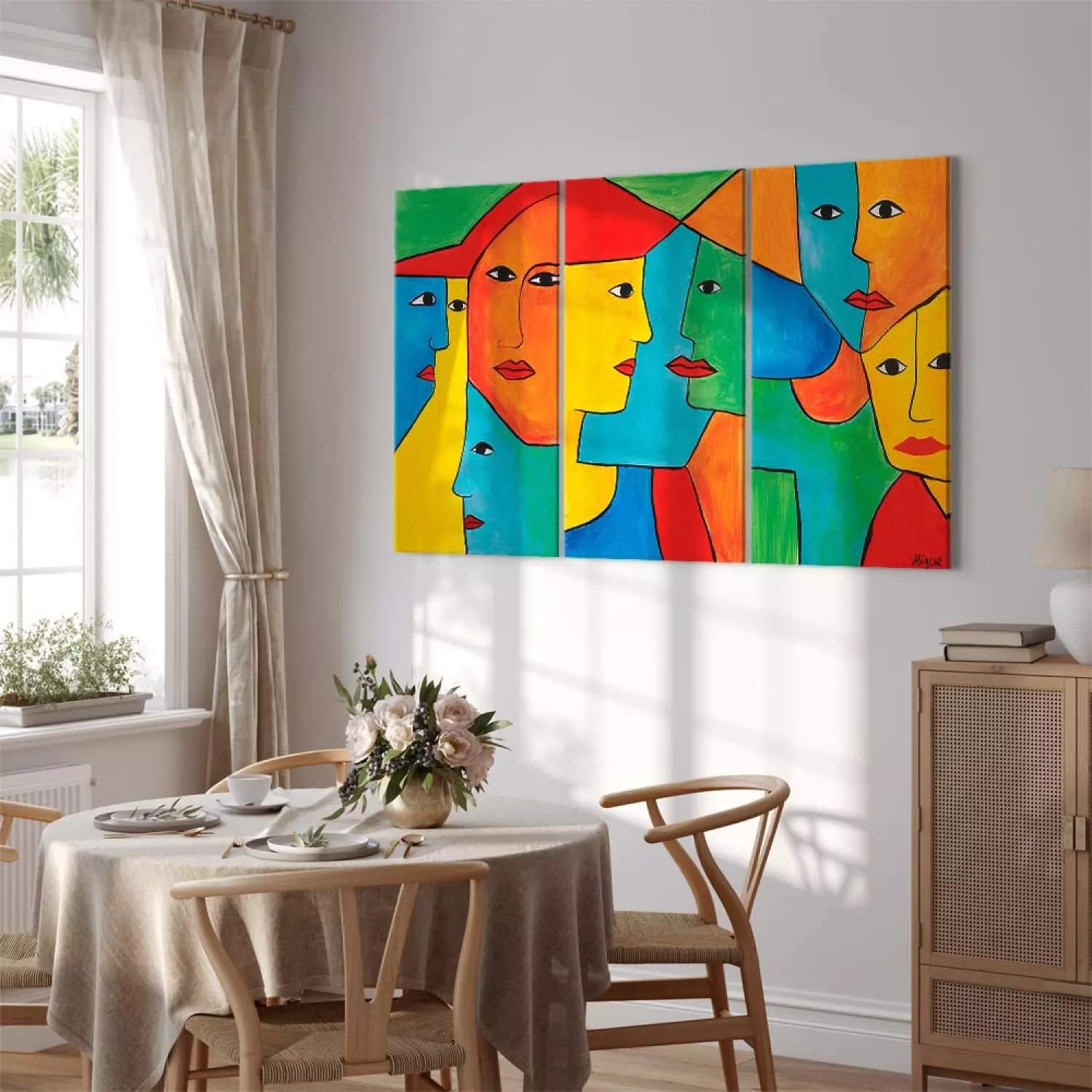 Canvas Print Square faces