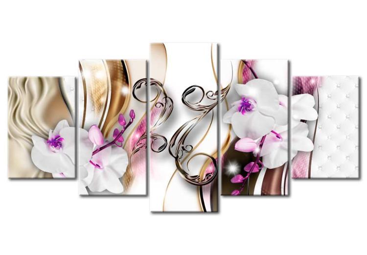 Canvas Orchids: pink flowers