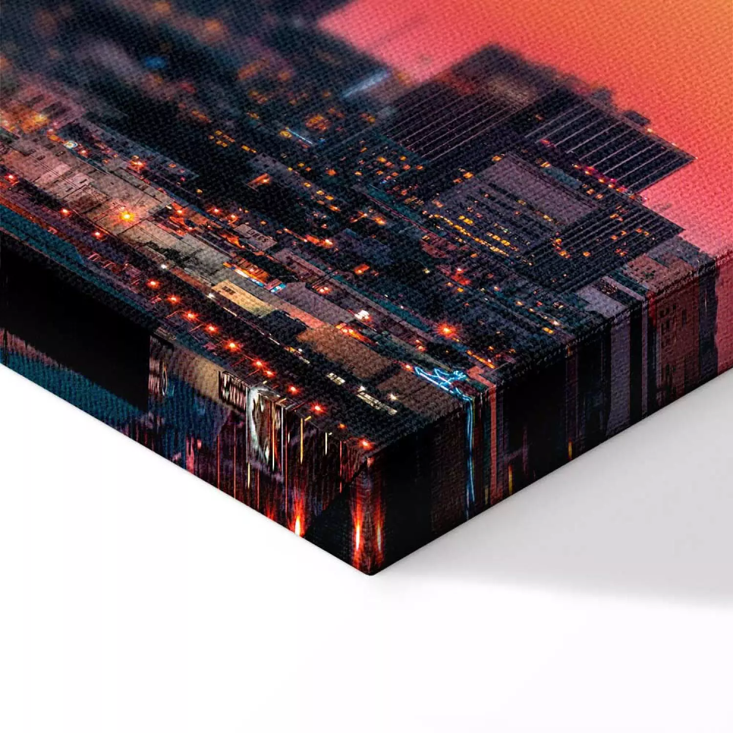 Canvas Art Print Summer evening in Los Angeles