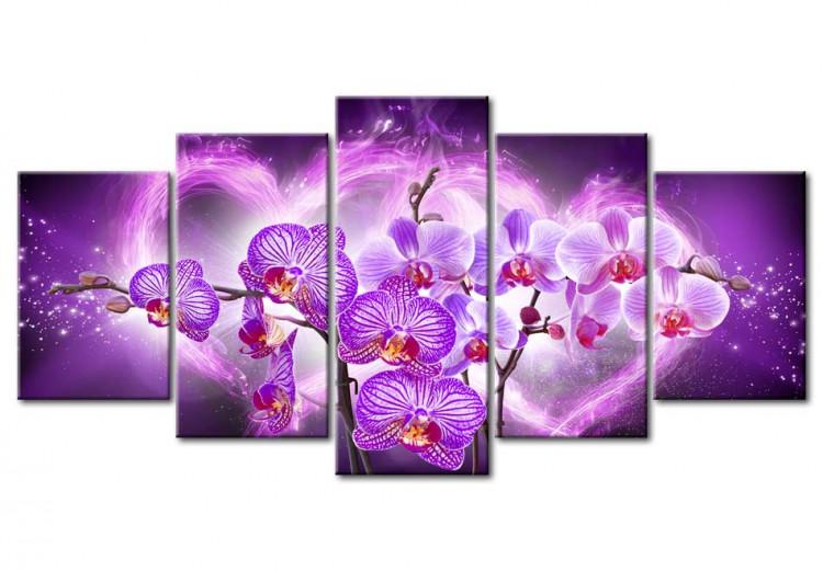 Canvas Orchids of love