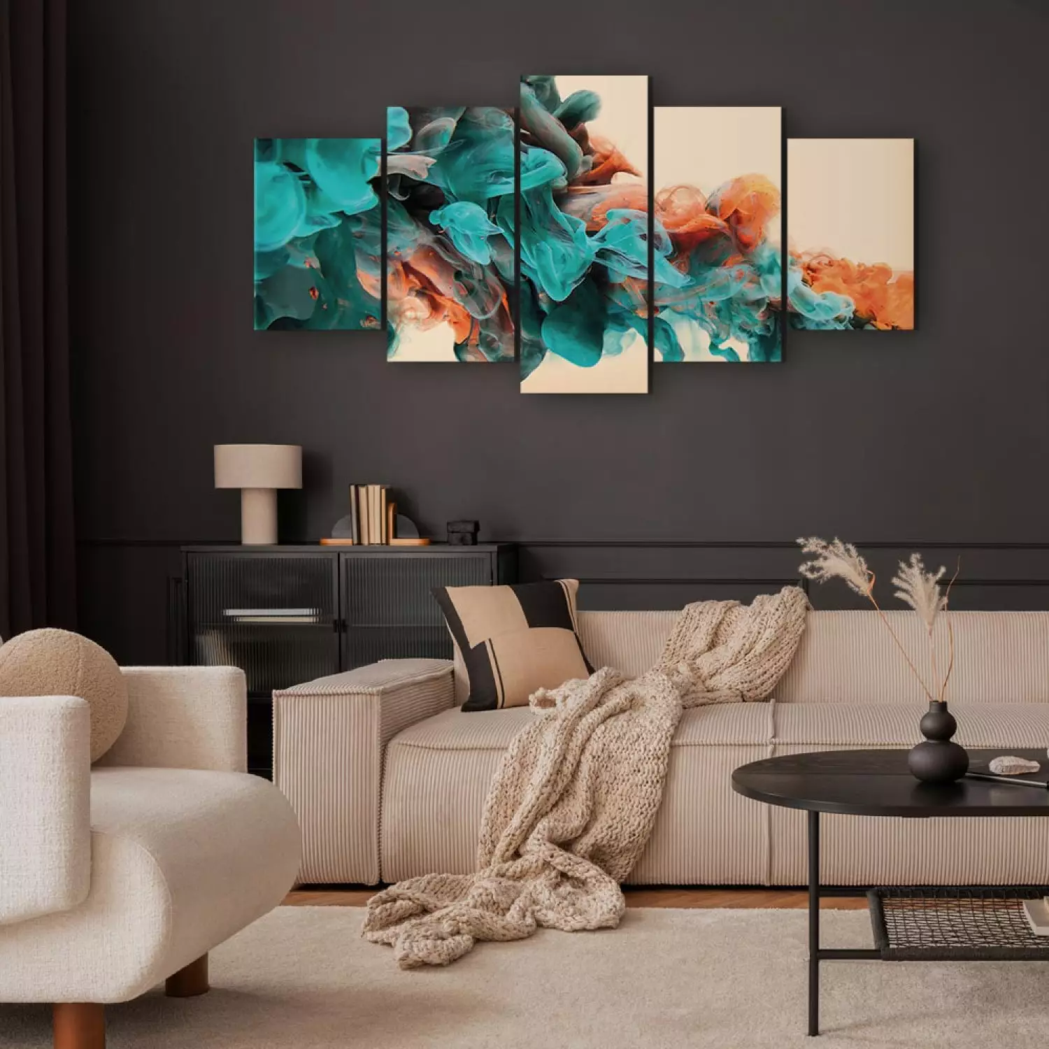 Canvas Fury of colors