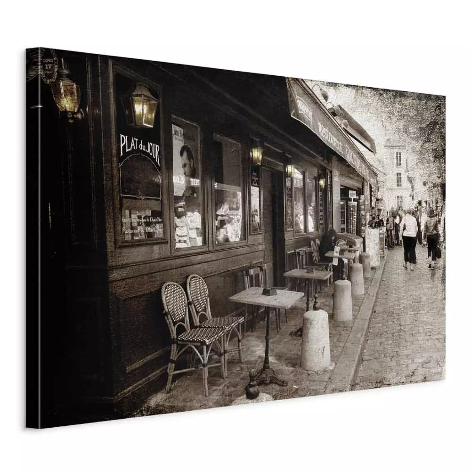 Canvas Print French café