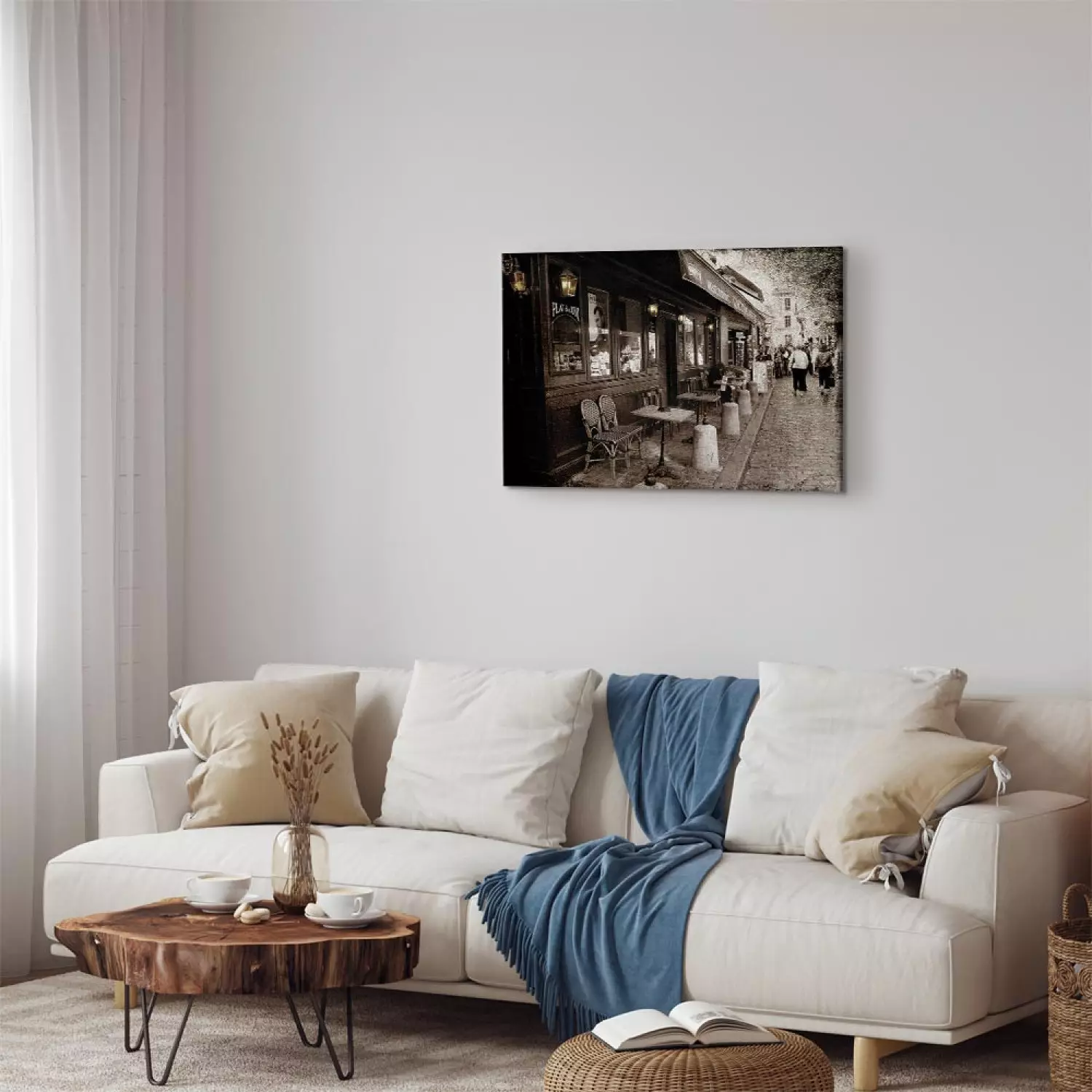 Canvas Print French café