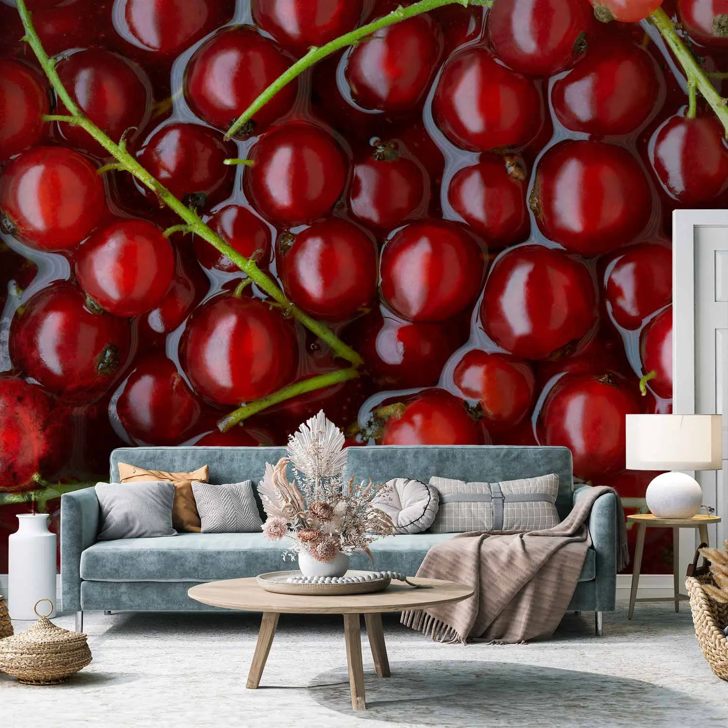 kitchen wallpaper fruit