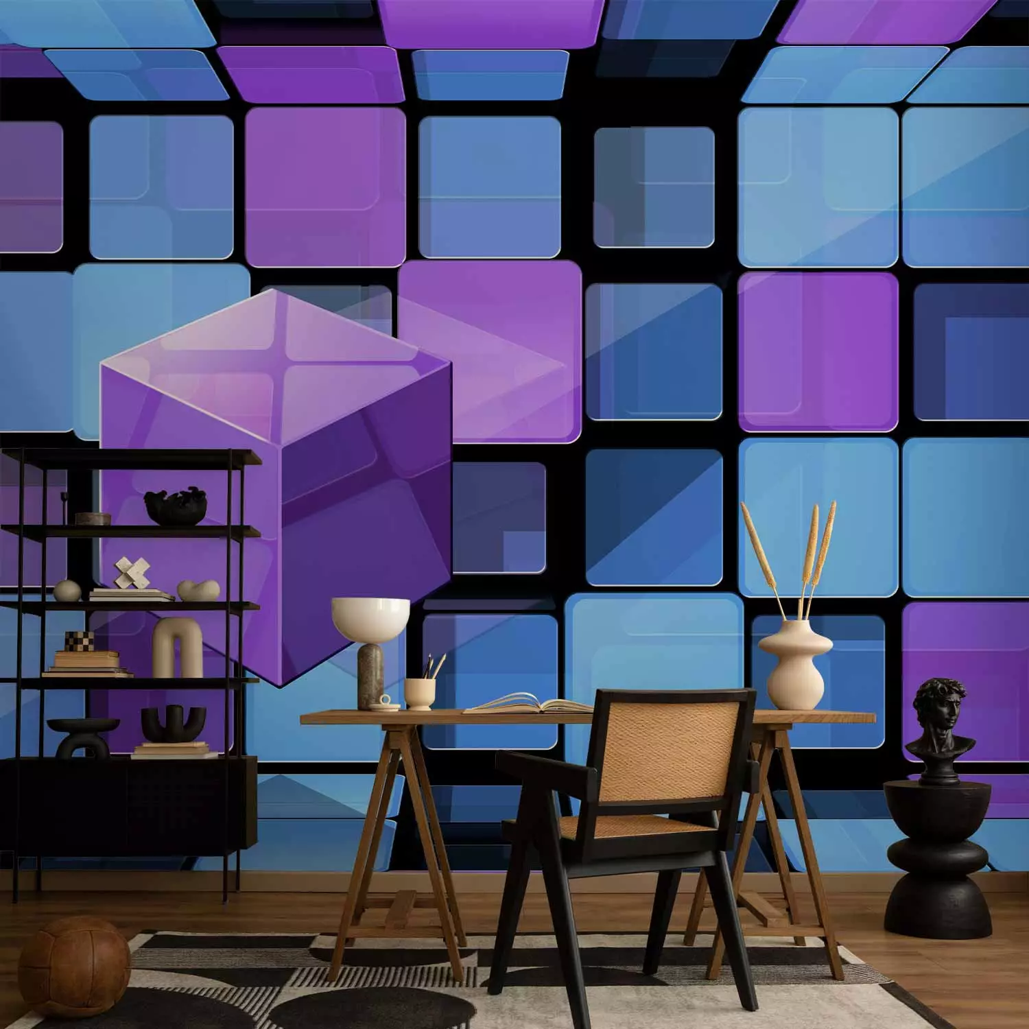 Photo Wallpaper Rubik's cube: variation