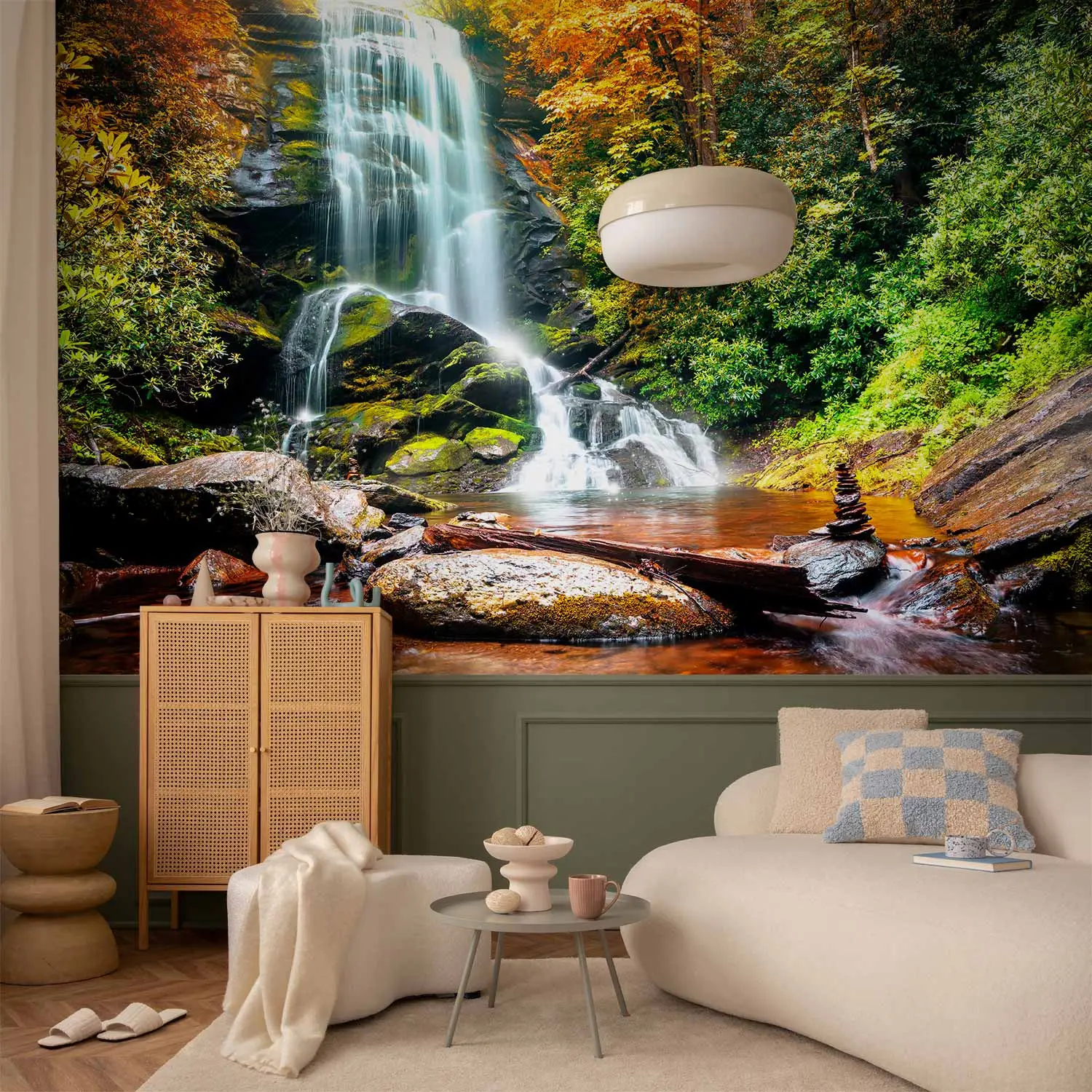 feature wallpaper trees