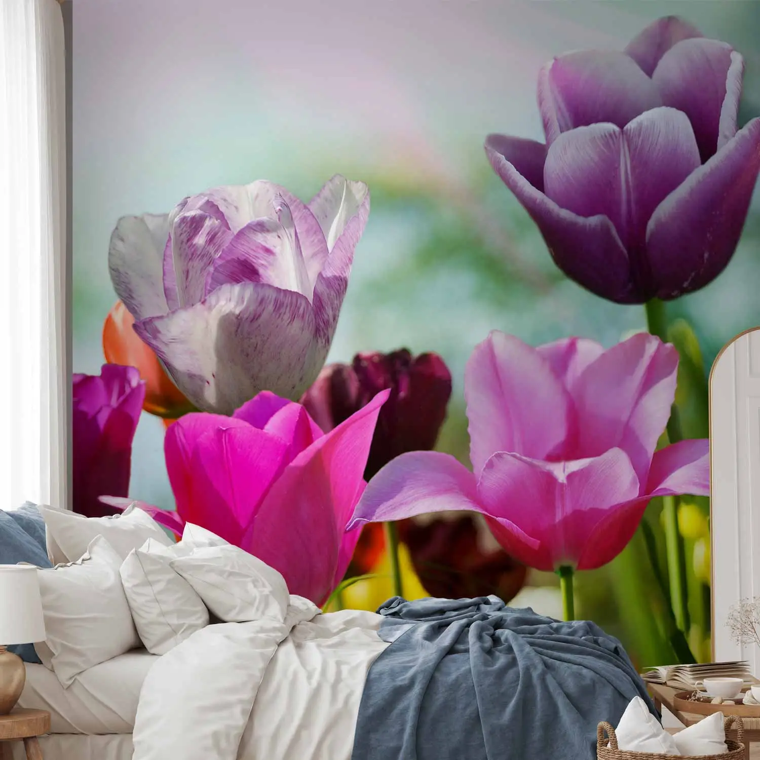 pink tulip flower wallpaper