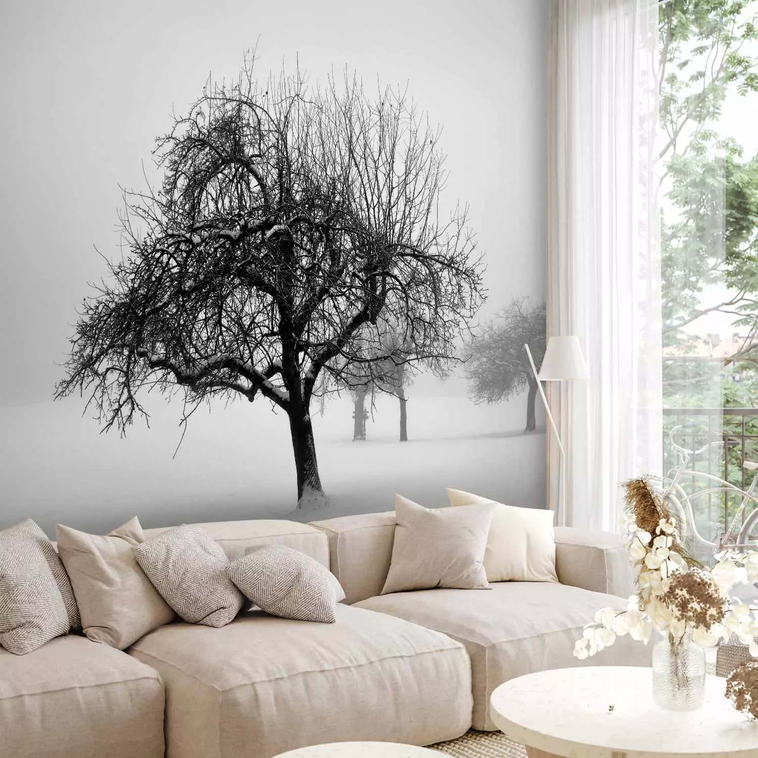 Photo Wallpaper Winter: Trees