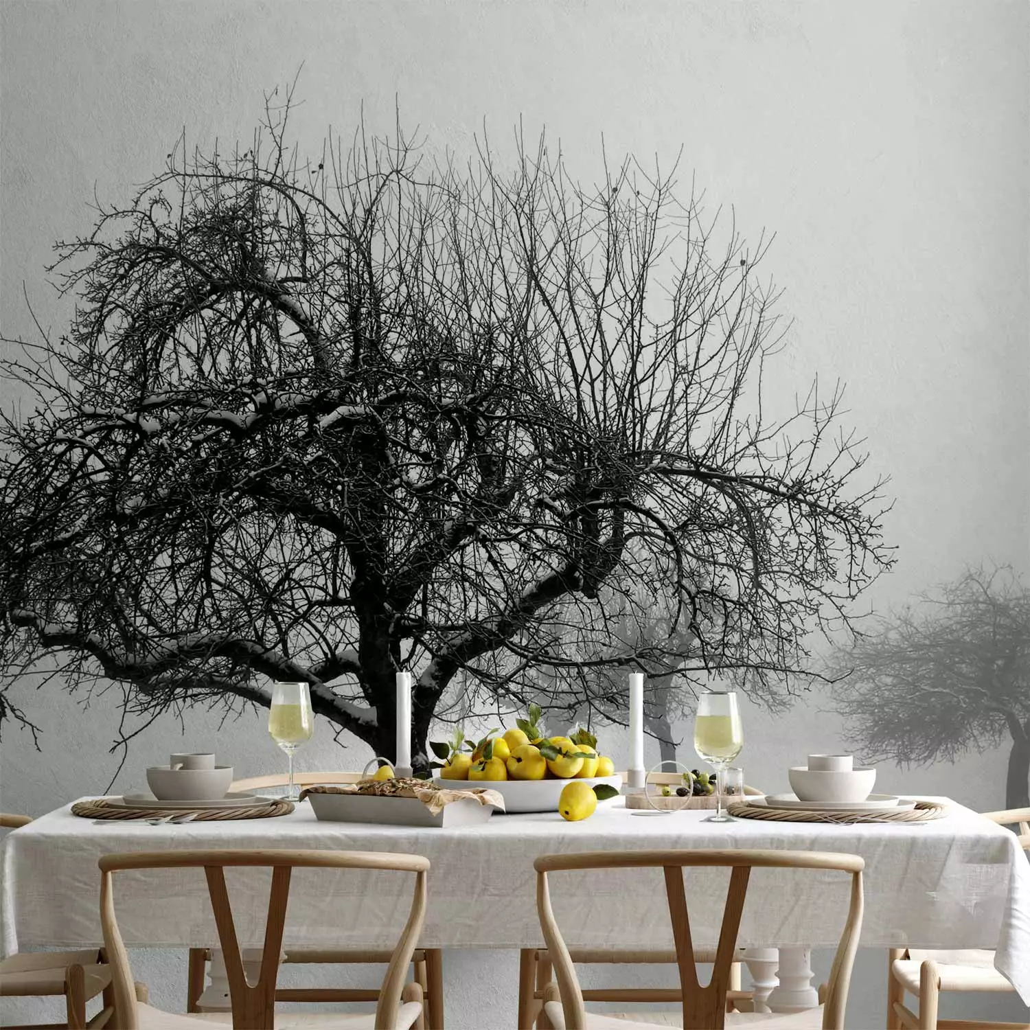 Photo Wallpaper Winter: Trees