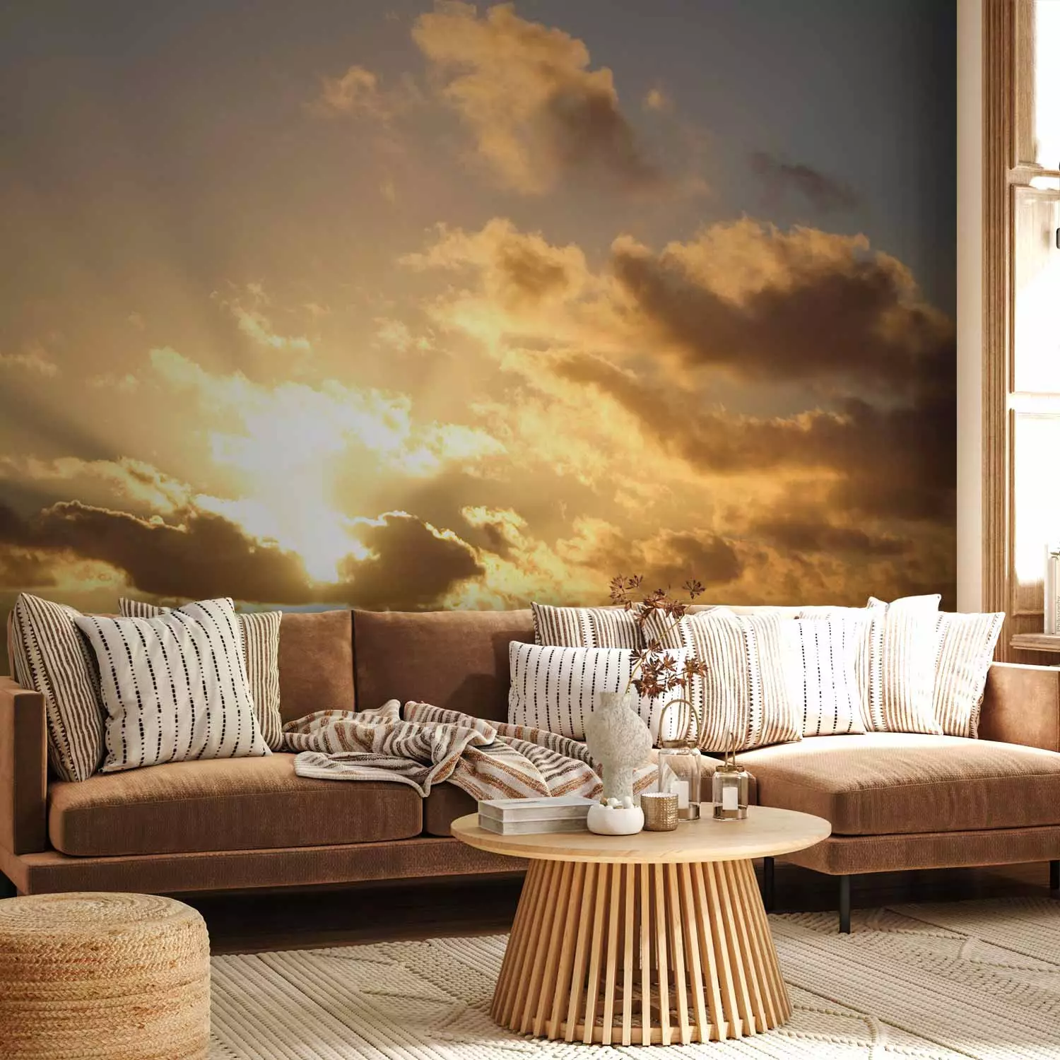 Wall Mural Sea - sunset
