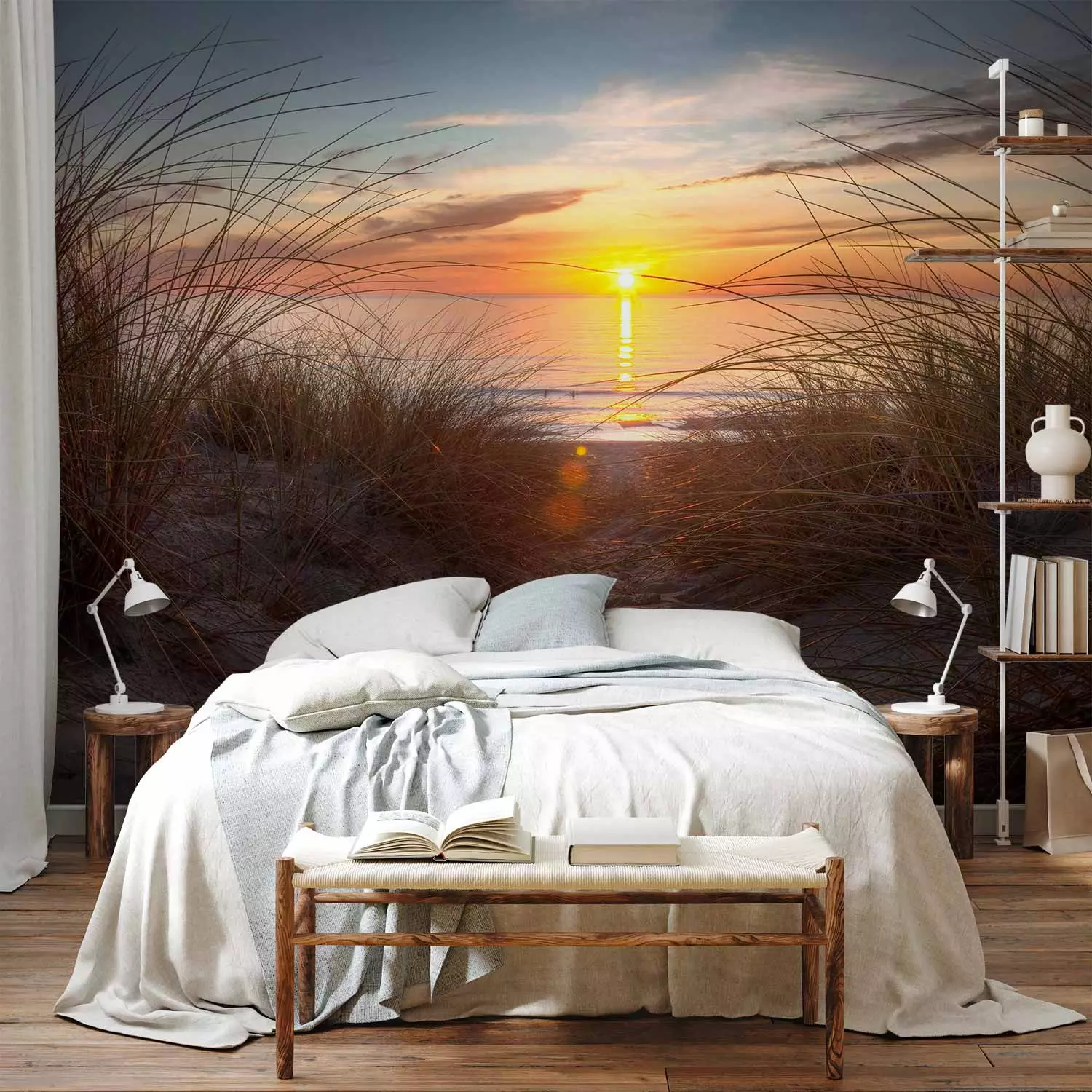 Wall Mural Sunset over the Atlantic Ocean