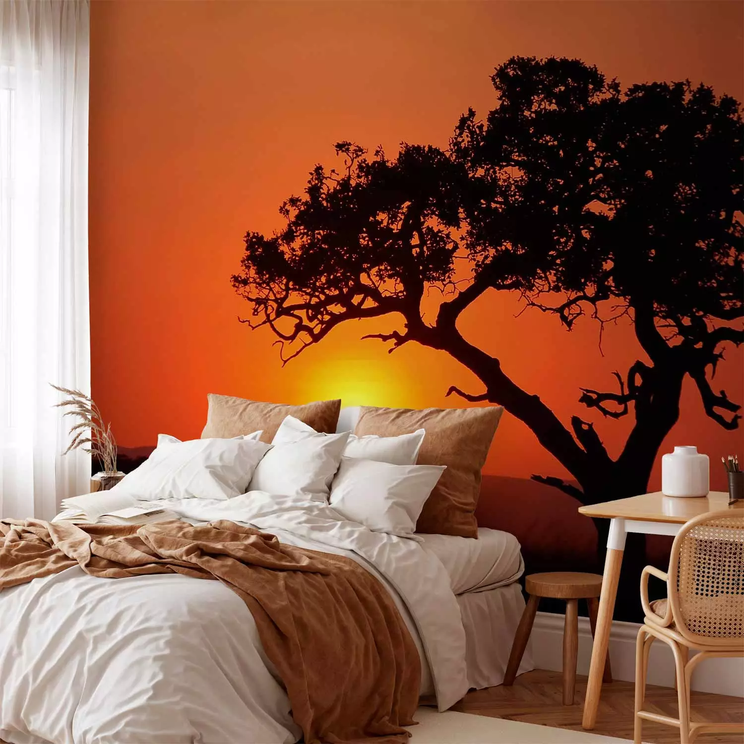 Wall Mural Africa: sunset