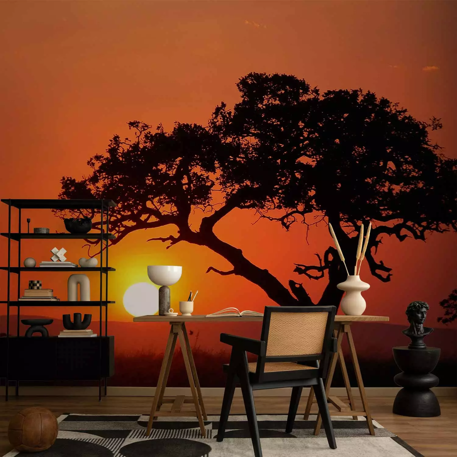 Wall Mural Africa: sunset