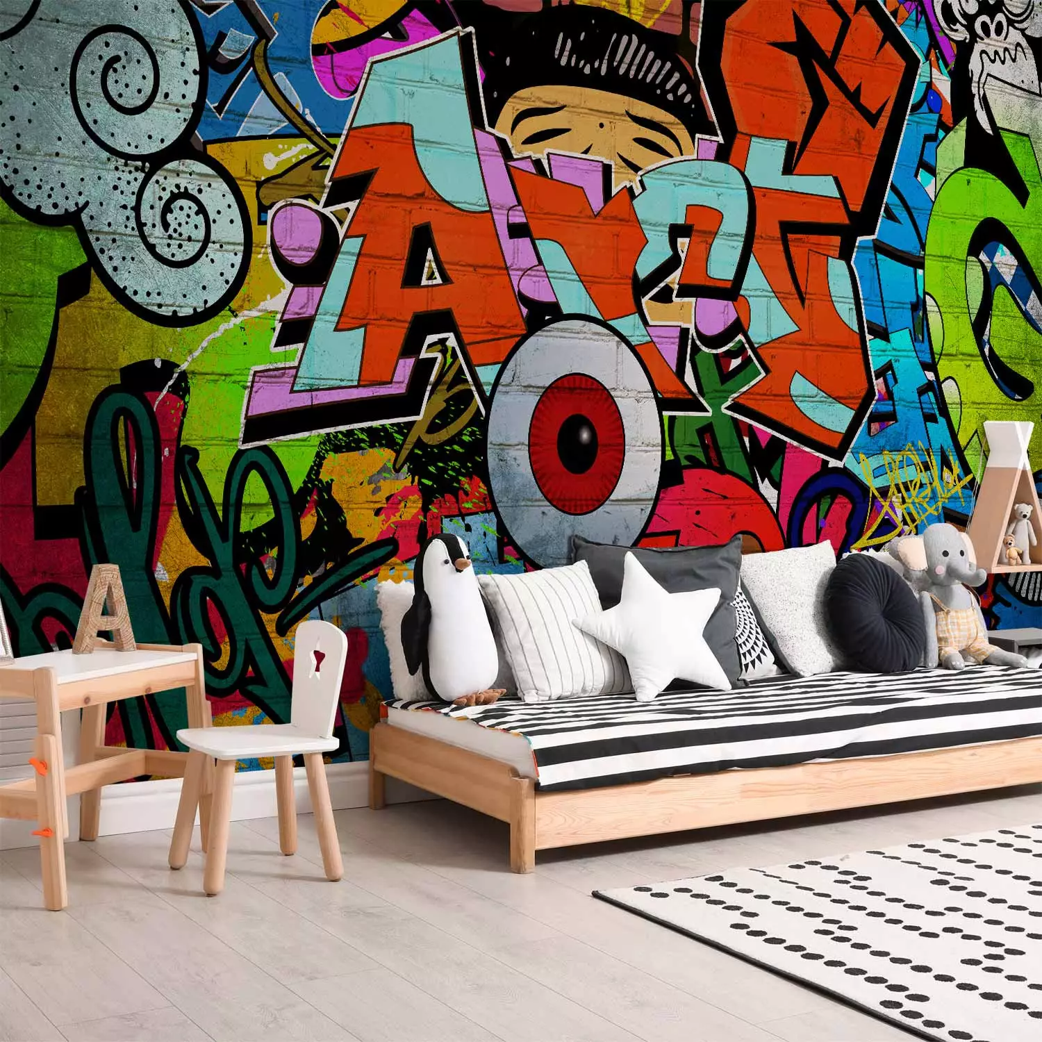 Wall Mural Graffiti art - bimago