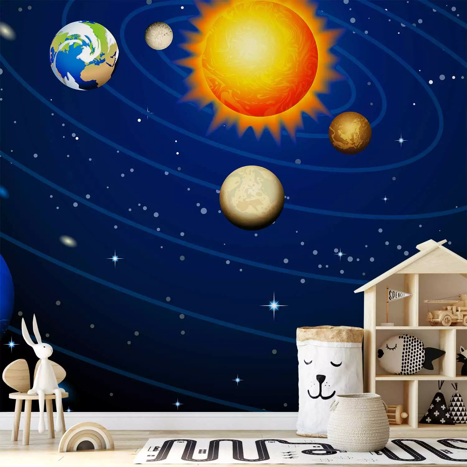 Wall Mural Solar system