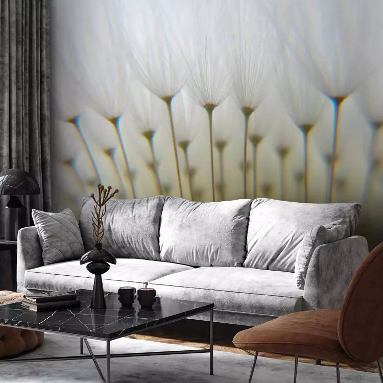 Dandelion Forest - Composition of Dandelion Flowers in Scandinavian Style