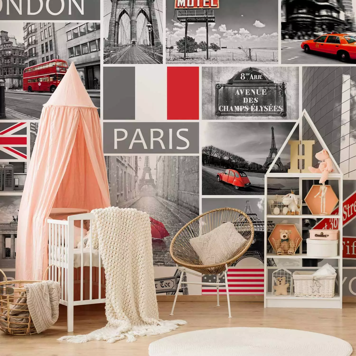Photo Wallpaper London, Paris, Berlin, New York