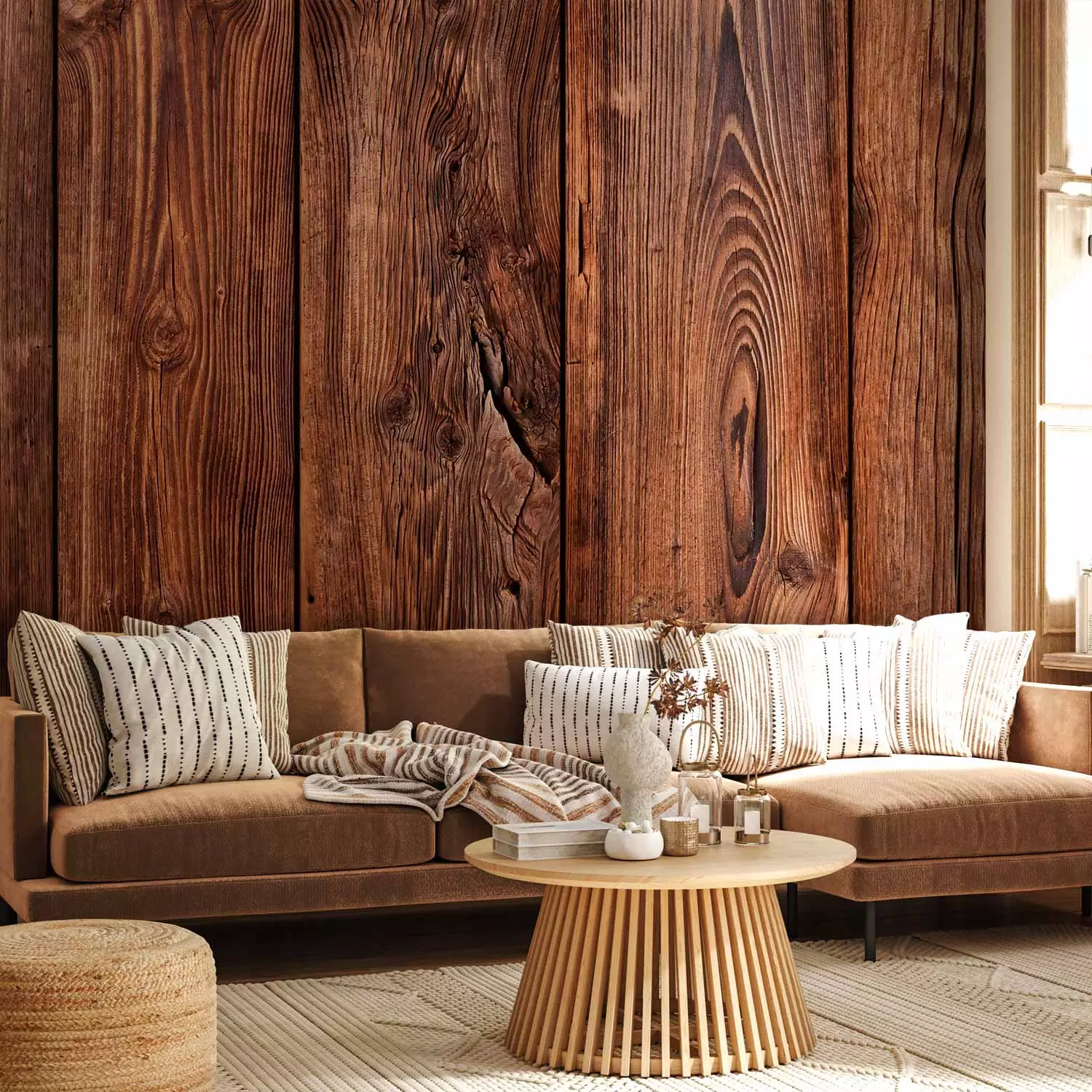 Photo Wallpaper Imitation - wood