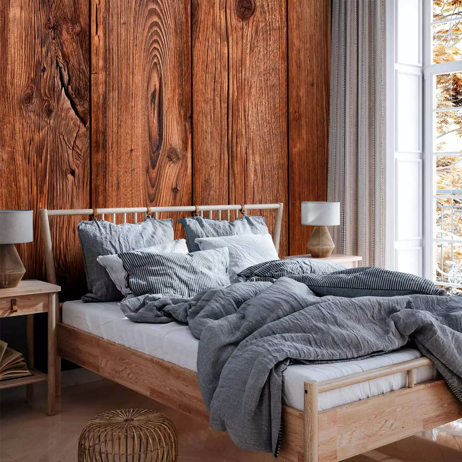 Photo Wallpaper Imitation - wood