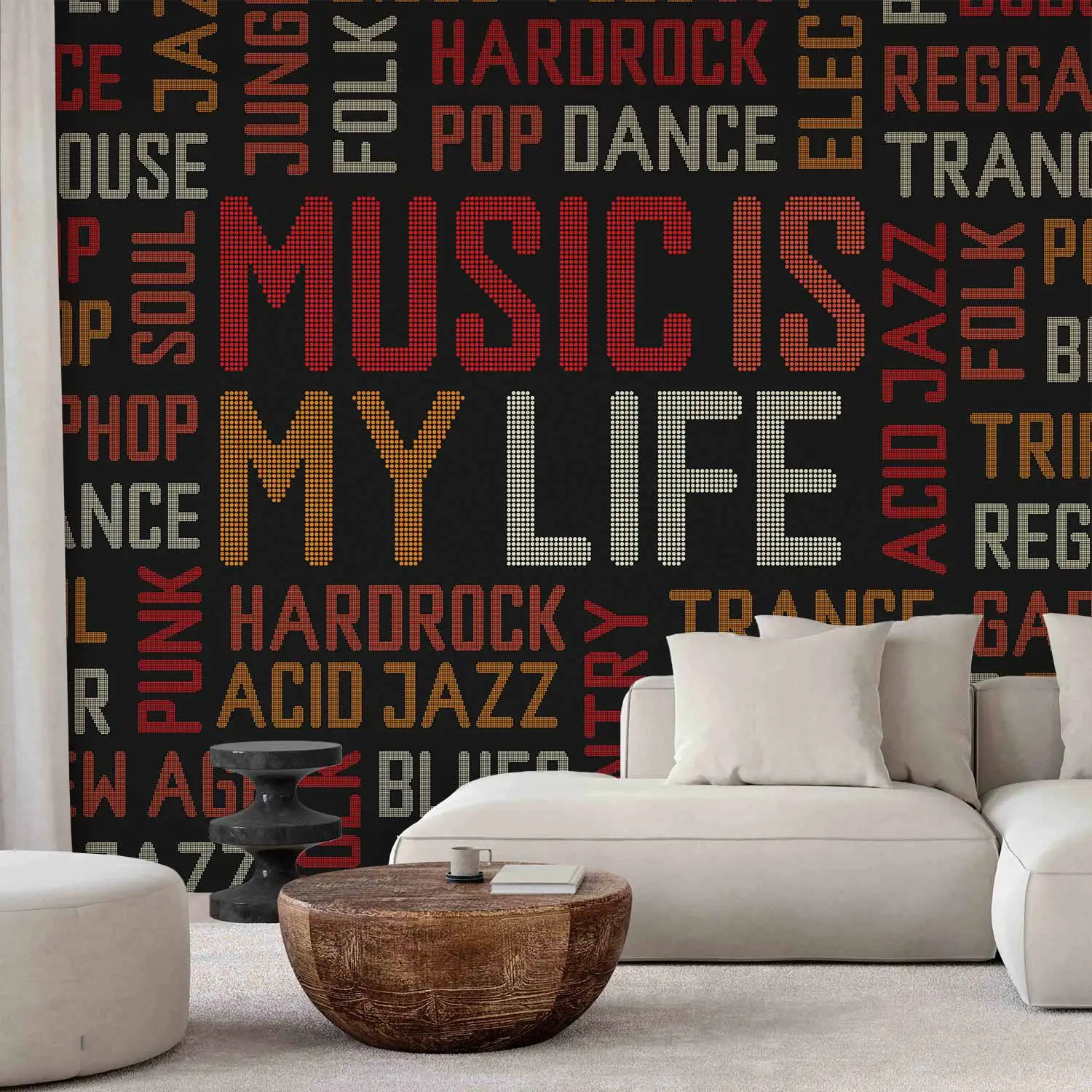 music wallpaper for wall