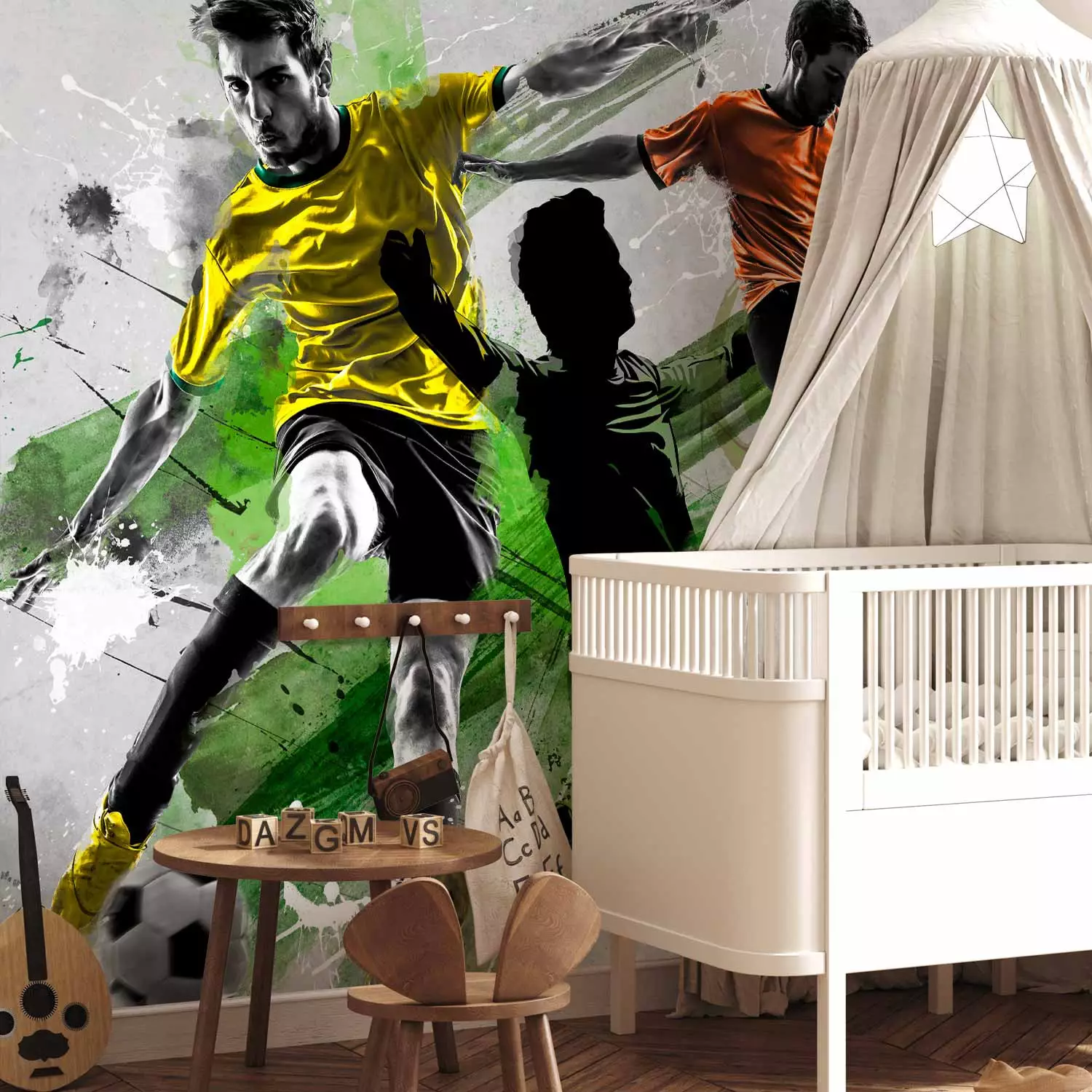 Wall Mural Soccer stars