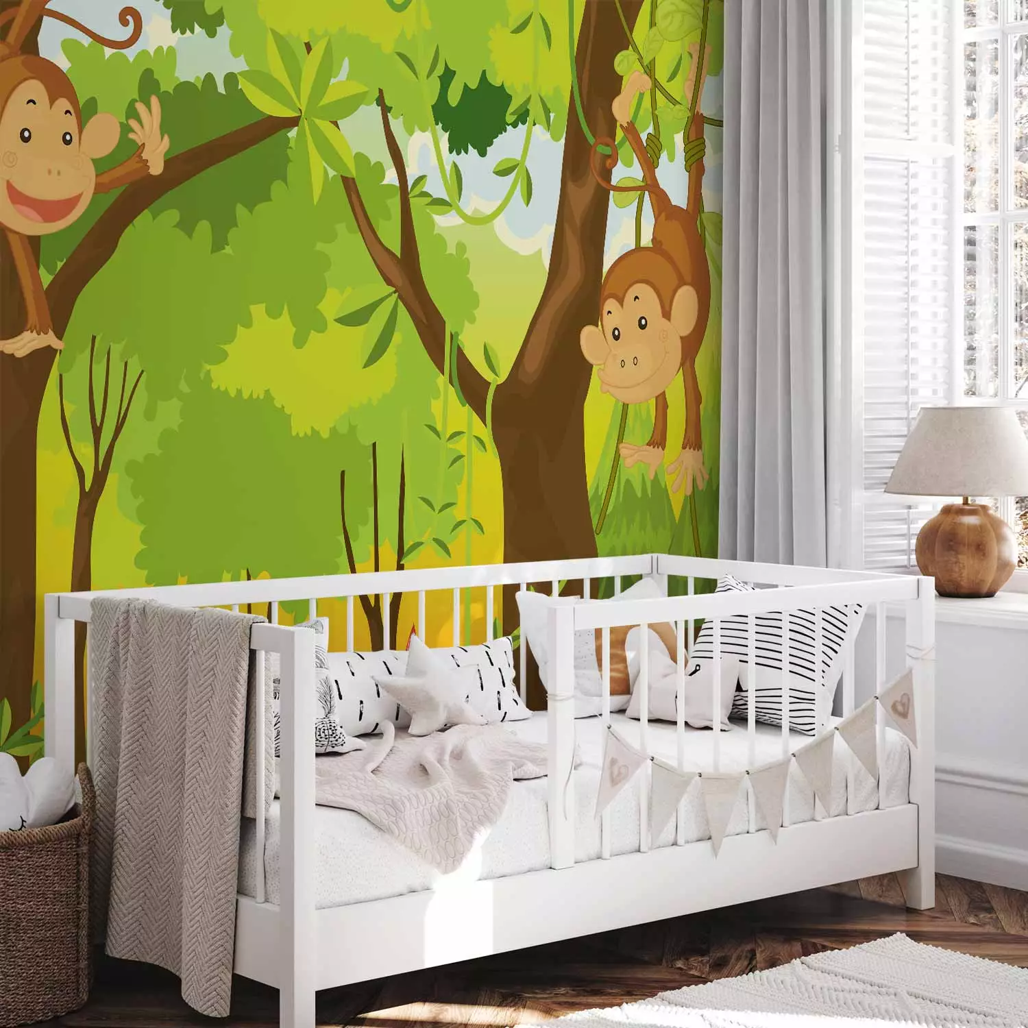 Wall Mural Jungle - monkeys